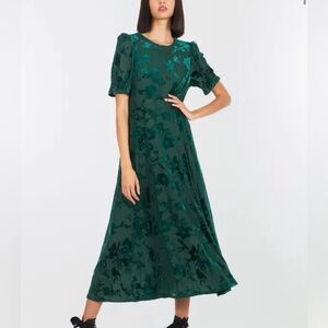 🏷️ New Fran dress Super Natural by Secret Mission Nordstrom emerald green small